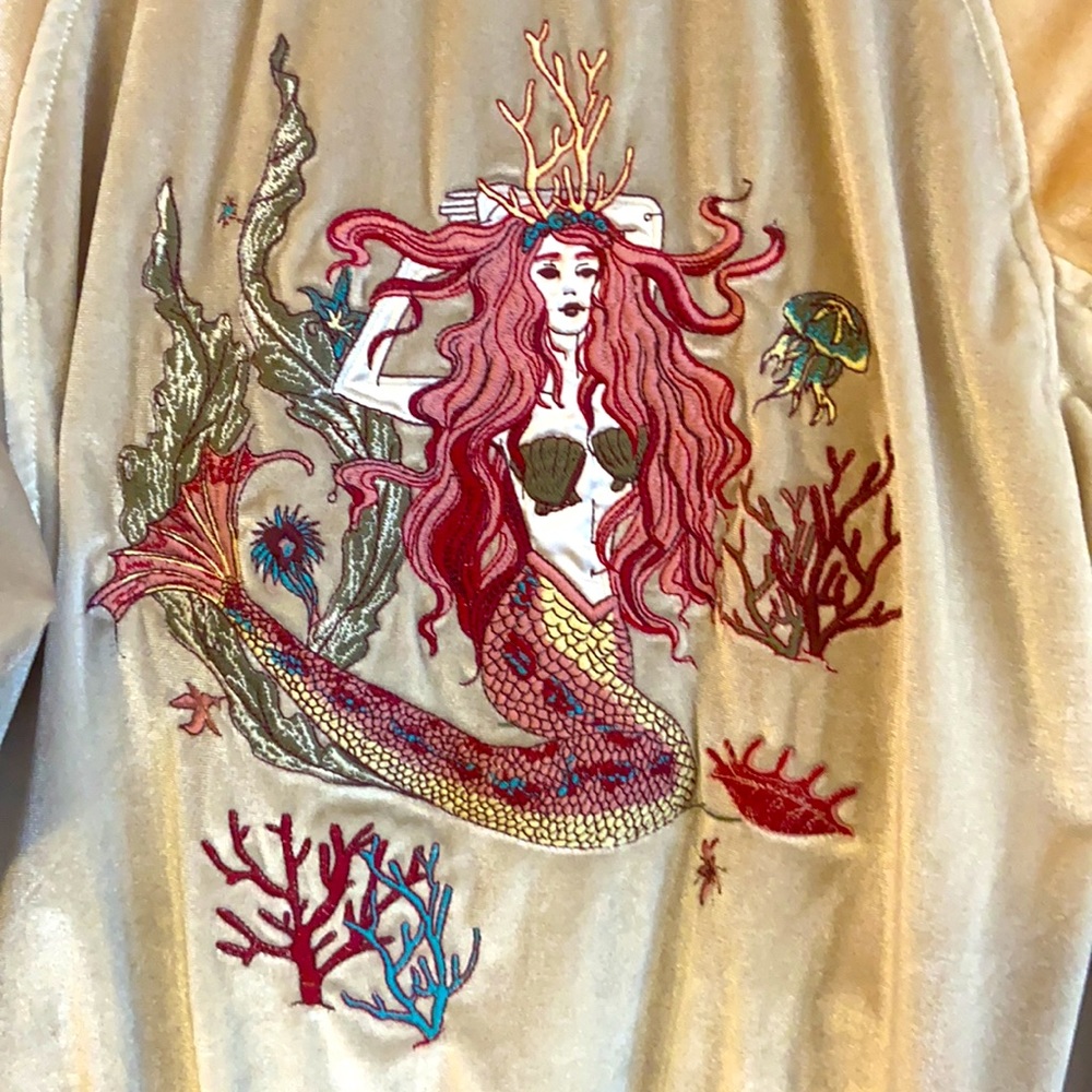 ROCKABILLY MERMAID JACKET from URBAN OUTFITTERS!!! Shimmering and SASSY!!!!